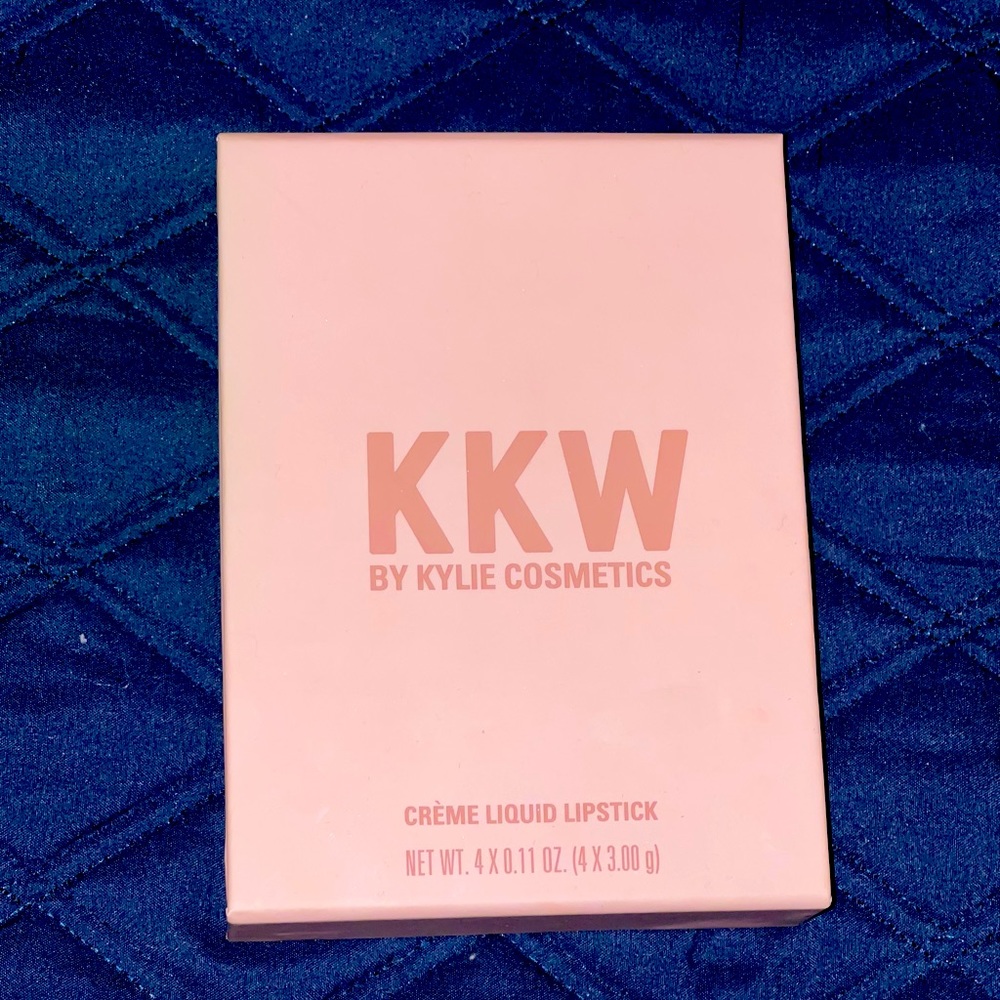 Original kylie X KKW 4 liquid lip set NEVER USED